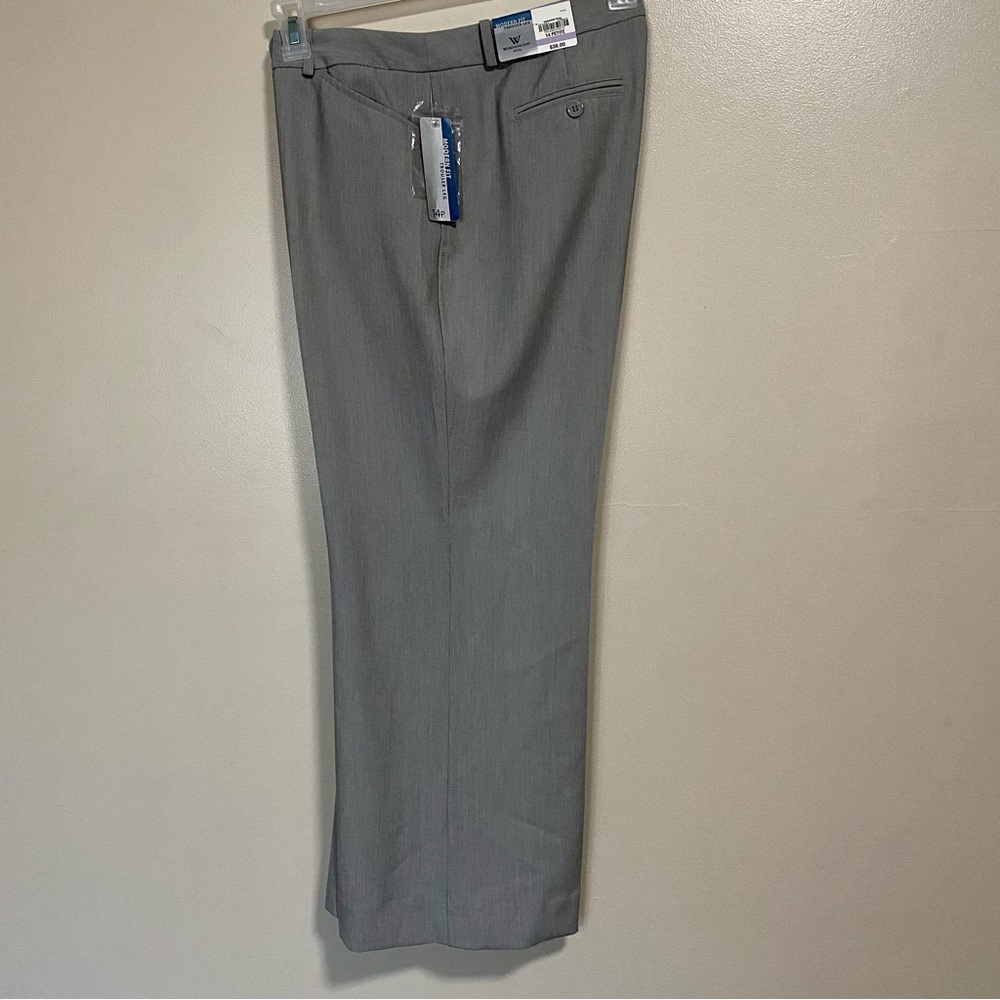 Worthington dress/work pant. Grey. Size 14 petites.
